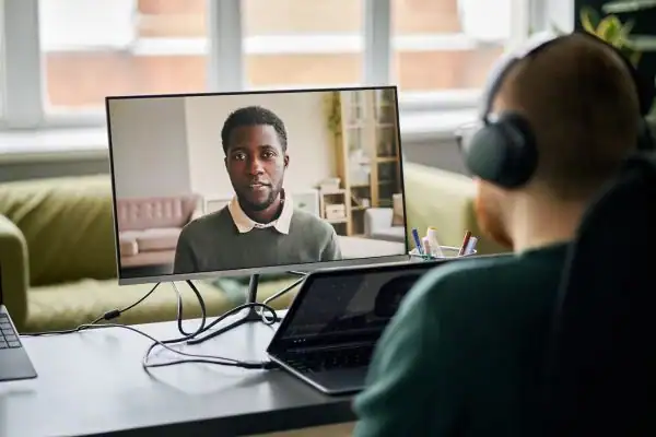 image of online mediation Darlington in progress.